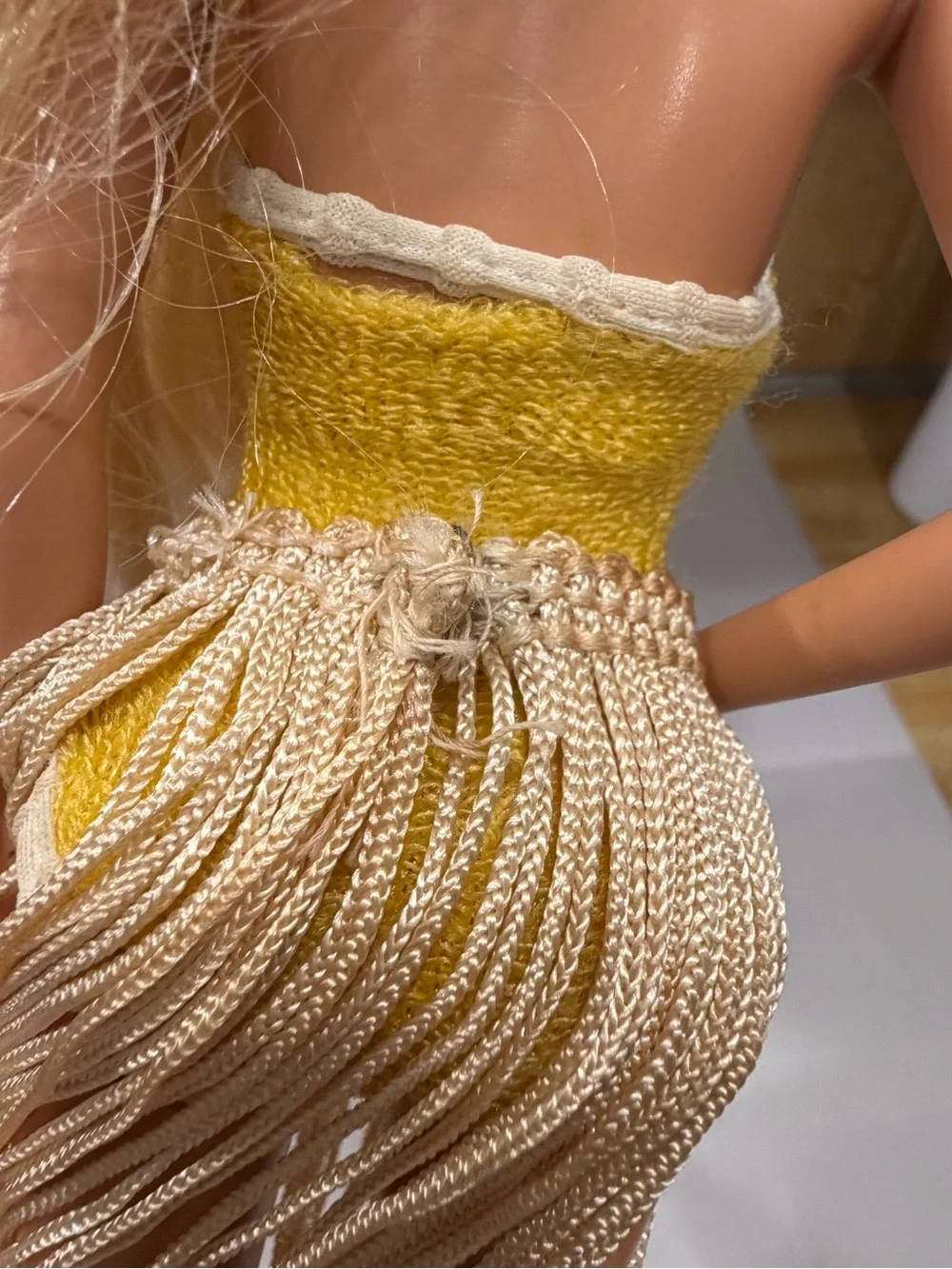 Vintage Towel  Bikini And Hula Skirt Barbie Clothing